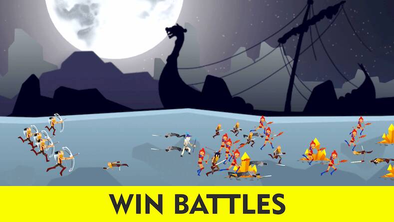 Скачать взломанную Viking Stick War: Stick Legacy [Мод меню] MOD apk на Андроид