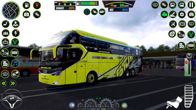 Скачать взломанную Bus Simulator - Bus Games 2022 [Много монет] MOD apk на Андроид