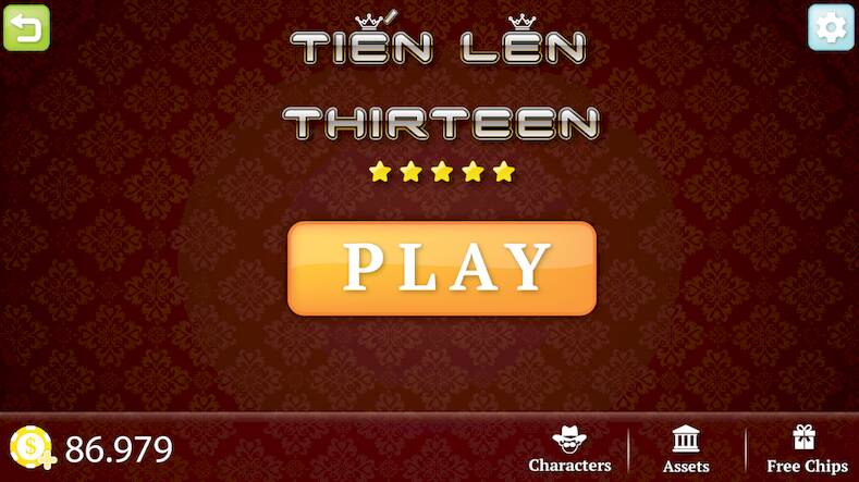Скачать взломанную Tien Len - Thirteen [Много монет] MOD apk на Андроид