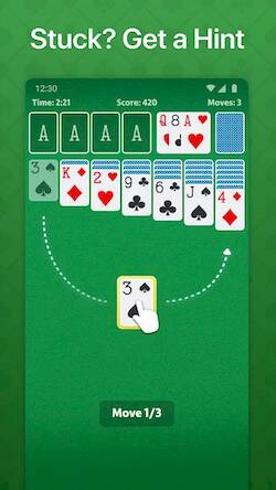 Скачать взломанную Solitaire - Classic Card Game [Бесплатные покупки] MOD apk на Андроид