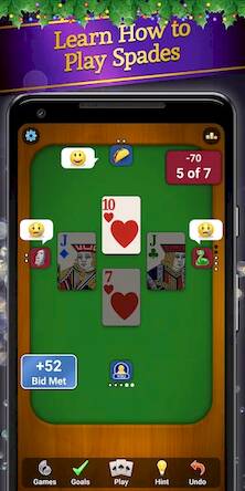 Скачать взломанную Spades: Classic Card Games [Много денег] MOD apk на Андроид