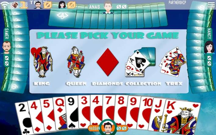 Скачать взломанную Golden Card Games Tarneeb Trix [Бесплатные покупки] MOD apk на Андроид