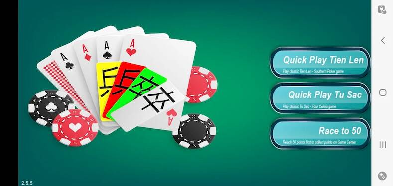 Скачать взломанную Tien Len Poker [Много монет] MOD apk на Андроид