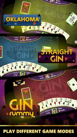 Скачать взломанную Gin Rummy - Offline Card Games [Мод меню] MOD apk на Андроид