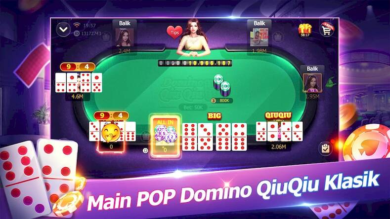 Скачать взломанную Domino QiuQiu 99 QQ Gaple Slot [Много монет] MOD apk на Андроид