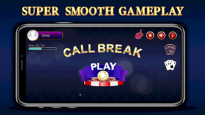 Скачать взломанную Call break [Бесплатные покупки] MOD apk на Андроид