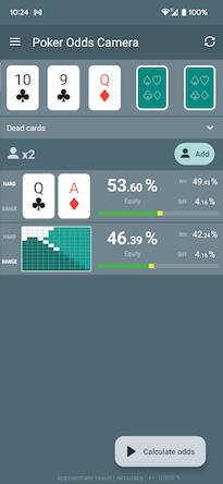 Скачать взломанную Poker Odds Camera Calculator [Мод меню] MOD apk на Андроид