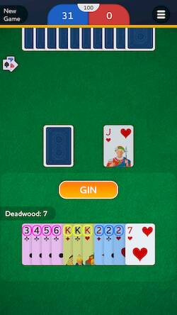 Скачать взломанную Gin Rummy - Classic Card Game [Бесплатные покупки] MOD apk на Андроид