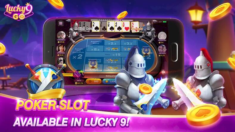 Скачать взломанную Lucky 9 Go-Fun Card Game [Бесплатные покупки] MOD apk на Андроид
