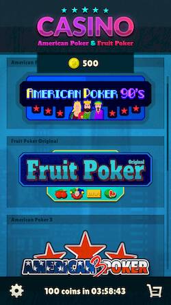 Скачать взломанную American Poker 90's Casino [Много монет] MOD apk на Андроид