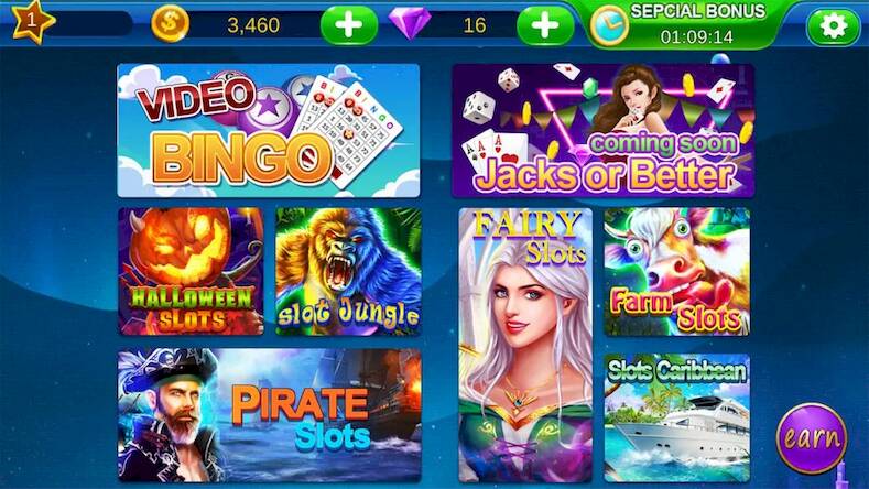 Скачать взломанную Offline Casino Jackpot Slots [Много монет] MOD apk на Андроид