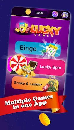 Скачать взломанную Lucky Games: Win Real Cash [Много денег] MOD apk на Андроид