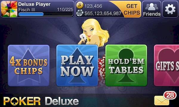 Скачать взломанную Texas HoldEm Poker Deluxe [Много монет] MOD apk на Андроид