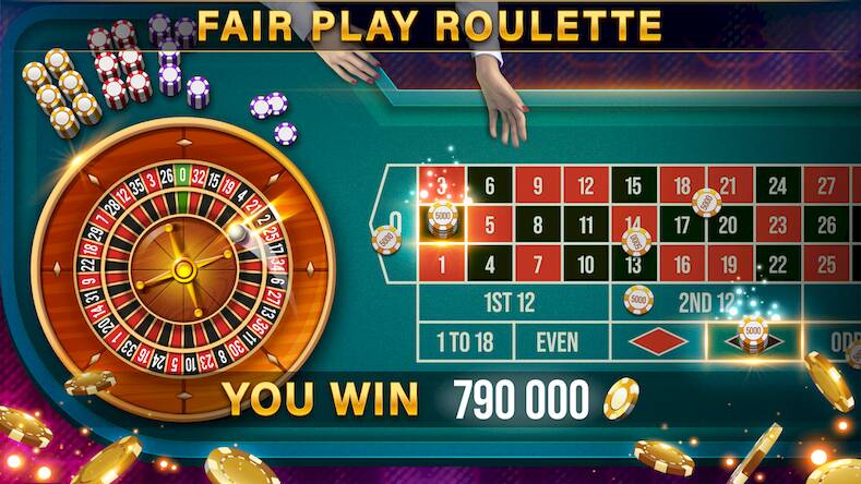 Скачать взломанную Roulette All Star: Casino Game [Много денег] MOD apk на Андроид