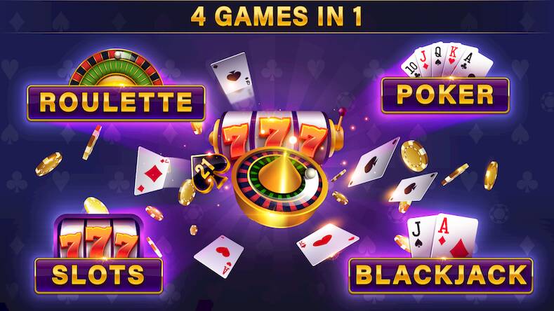 Скачать взломанную Roulette All Star: Casino Game [Много денег] MOD apk на Андроид