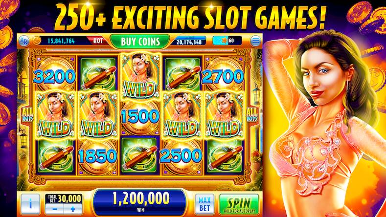 Скачать взломанную Xtreme Slots: 777 Vegas Casino [Много монет] MOD apk на Андроид