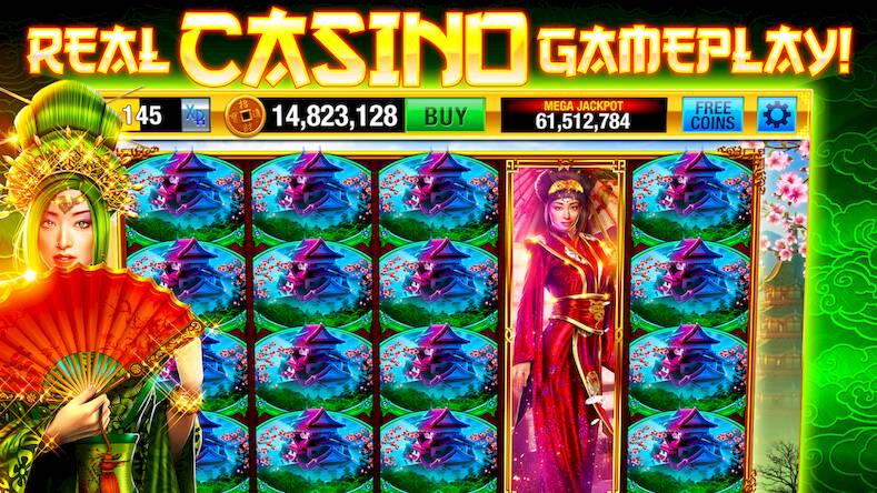 Скачать взломанную Golden Spin - Slots Casino [Бесплатные покупки] MOD apk на Андроид