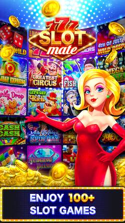 Скачать взломанную Slot Mate - Vegas Slot Casino [Много денег] MOD apk на Андроид