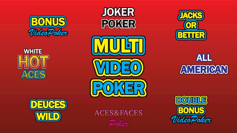 Скачать взломанную Multi-Hand Video Poker™ Games [Много денег] MOD apk на Андроид