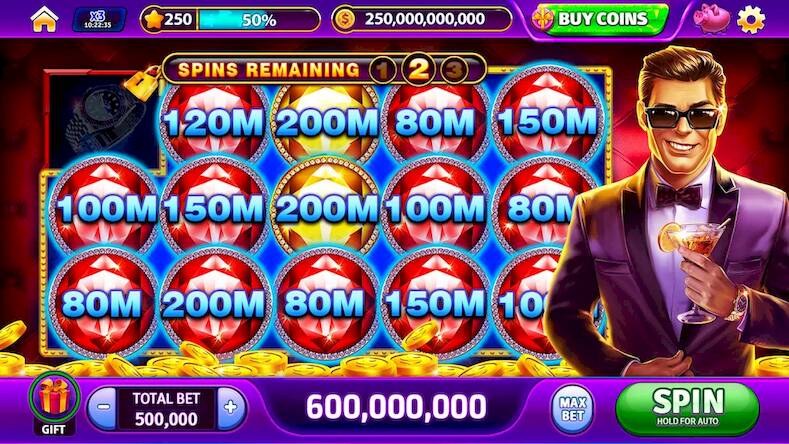 Скачать взломанную Infinity Jackpot Casino Slots [Много денег] MOD apk на Андроид