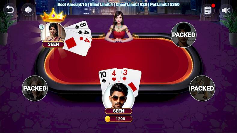 Скачать взломанную Teen Patti Card Game [Бесплатные покупки] MOD apk на Андроид