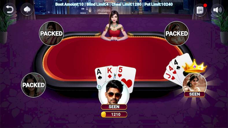 Скачать взломанную Teen Patti Card Game [Бесплатные покупки] MOD apk на Андроид