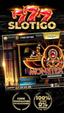 Скачать взломанную Slotigo - Online-Casino [Бесплатные покупки] MOD apk на Андроид