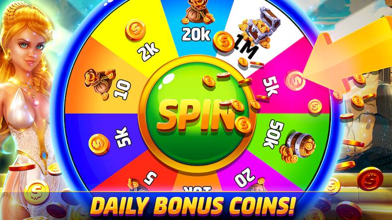 Скачать взломанную Epic Fortunes Slots Casino [Много монет] MOD apk на Андроид