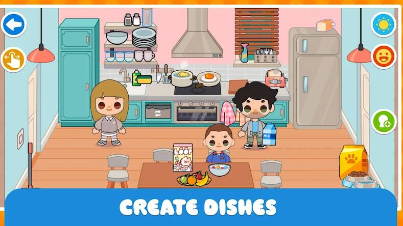 Скачать взломанную Minni Family Home - Play House [Много монет] MOD apk на Андроид