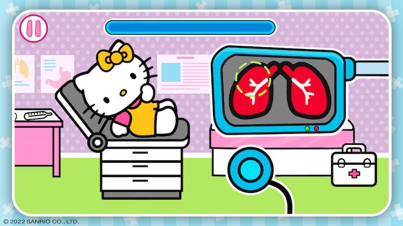 Скачать взломанную Hello Kitty: Детская больница [Мод меню] MOD apk на Андроид