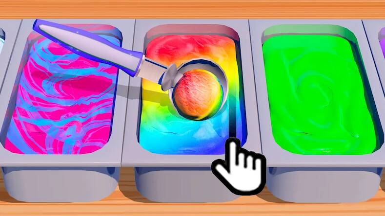 Скачать взломанную Ice Cream Games: Rainbow Maker [Много монет] MOD apk на Андроид