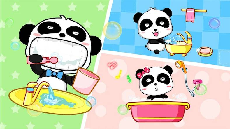 Скачать взломанную Baby Panda's Daily Life [Много монет] MOD apk на Андроид