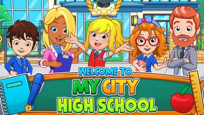 Скачать взломанную My City : High School [Много денег] MOD apk на Андроид