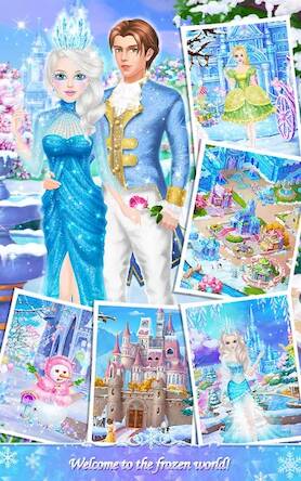 Скачать взломанную Princess Salon: Frozen Party [Бесплатные покупки] MOD apk на Андроид