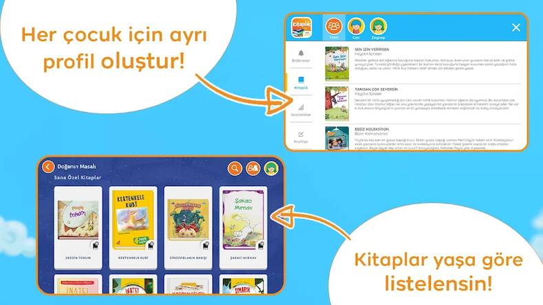 Скачать взломанную TRT Çocuk Kitaplık: Dinle, Oku [Много денег] MOD apk на Андроид