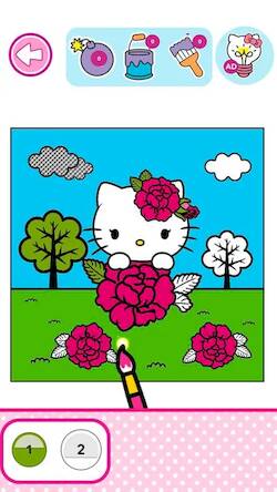 Скачать взломанную Hello Kitty: Раскраска [Много денег] MOD apk на Андроид