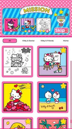 Скачать взломанную Hello Kitty: Раскраска [Много денег] MOD apk на Андроид