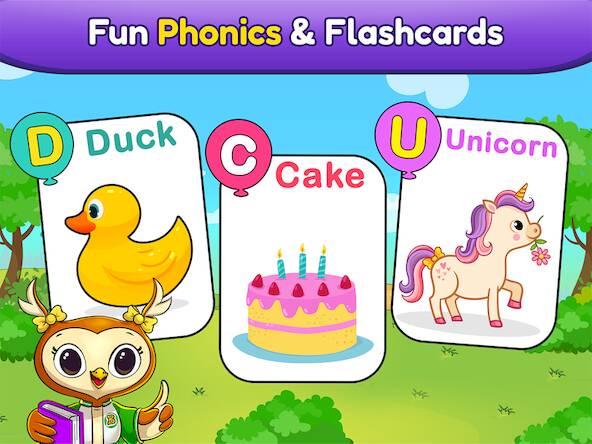 Скачать взломанную ABC Games: Phonics & Tracing [Бесплатные покупки] MOD apk на Андроид