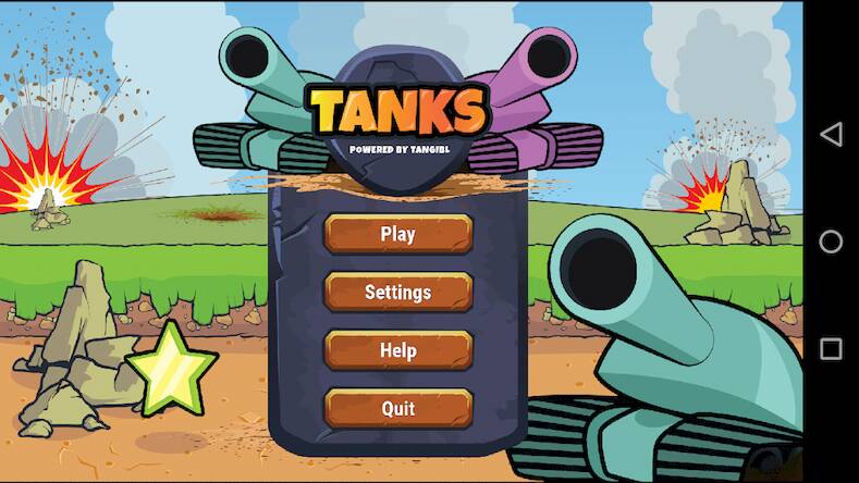 Скачать взломанную TANKS Powered by Tangibl [Много денег] MOD apk на Андроид