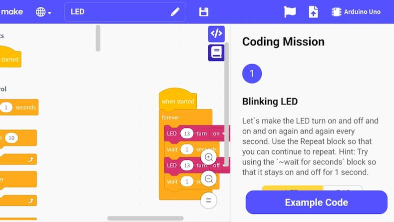 Скачать взломанную MAKE: Arduino coding simulator [Много денег] MOD apk на Андроид
