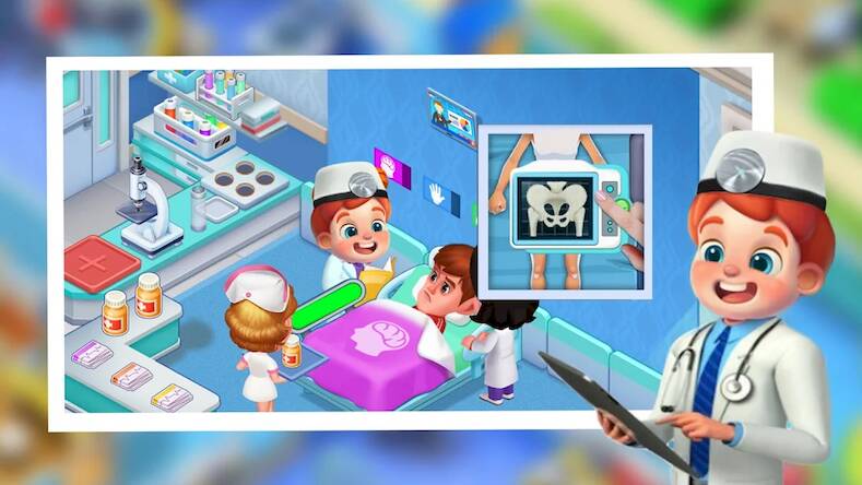 Скачать взломанную Happy Hospital : Game [Много монет] MOD apk на Андроид