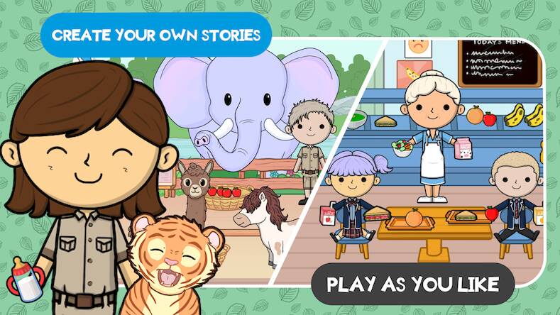 Скачать взломанную Lila's World:Create Play Learn [Много монет] MOD apk на Андроид