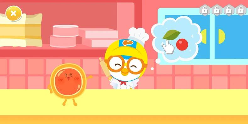 Скачать взломанную 뽀로로 간식놀이 [Много монет] MOD apk на Андроид