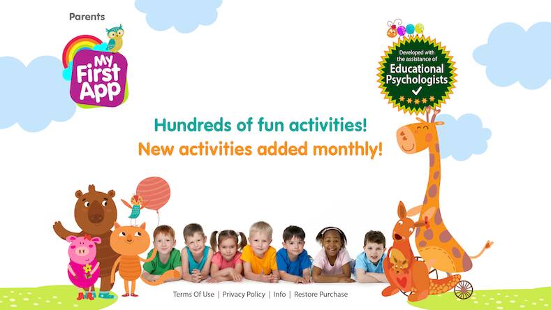 Скачать взломанную MyFirstApp Preschool Academy [Мод меню] MOD apk на Андроид