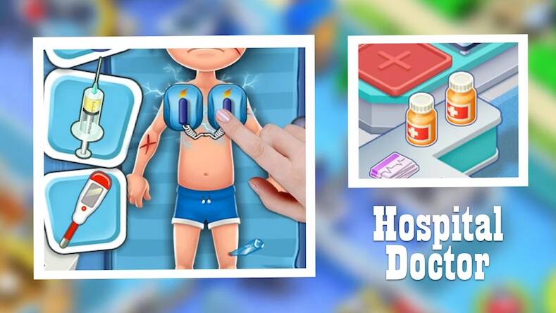 Скачать взломанную Happy Hospital : Game [Бесплатные покупки] MOD apk на Андроид