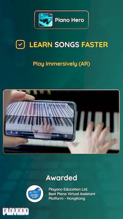 Скачать взломанную Piano Hero - AR Learning [Много денег] MOD apk на Андроид