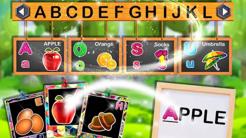 Скачать взломанную ABC Alphabet Learning For Kids [Бесплатные покупки] MOD apk на Андроид