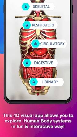 Скачать взломанную Anatomy AR 4D - Virtual TShirt [Бесплатные покупки] MOD apk на Андроид