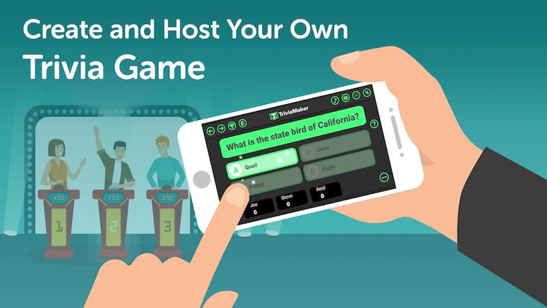 Скачать взломанную TriviaMaker - Quiz Creator [Бесплатные покупки] MOD apk на Андроид