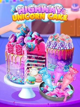 Скачать взломанную Galaxy Unicorn Cake [Много денег] MOD apk на Андроид
